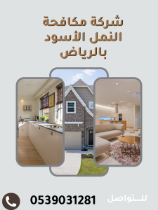 شركة مكافحة النمل الأسود بالرياض